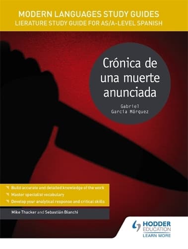Cover of Modern Languages Study Guides: Crónica de una muerte anunciada: Literature Study Guide for AS/A-level Spanish(Film and literature guides)