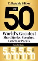 Cover of Top 50 Worldâ€™s Greatest Short Stories, Speeches, Letters & Poems, COLLECTABLE EDITION (Box Set of 4 Books)