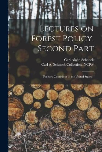 Cover of Lectures on Forest Policy. Second Part