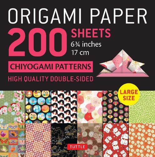 Cover of Origami Paper 200 sheets Chiyogami Patterns 6 3/4" (17cm)