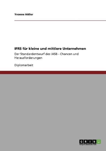 Cover of IFRS für kleine und mittlere Unternehmen