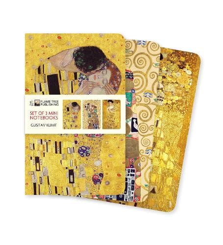 Cover of Gustav Klimt Set of 3 Mini Notebooks