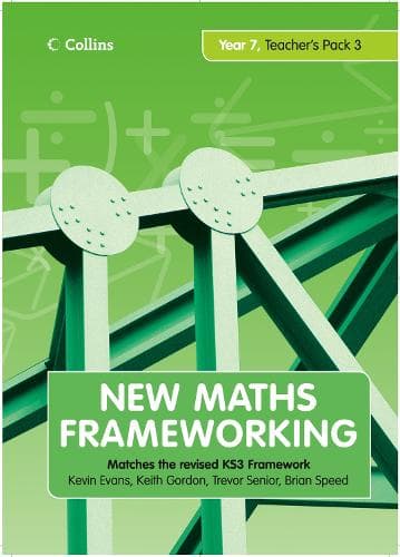 Cover of Year 7 Teacher’s Guide Book 3 (Levels 5–6): (New Maths Frameworking)