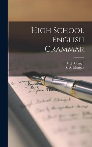 Cover of High School English Grammar [microform]