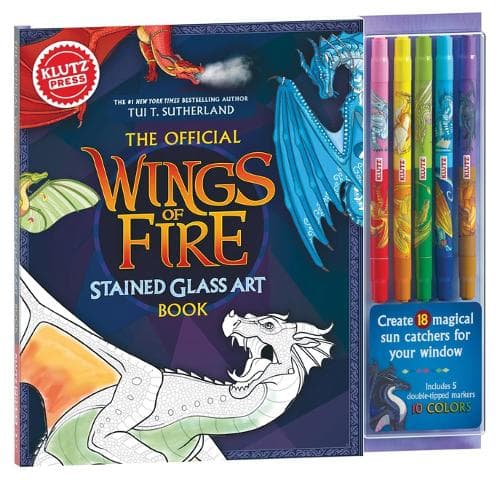 Cover of Wings of Fire Stained Glass Art Book