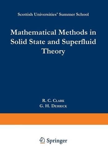Cover of Mathematical Methods in Solid State and Superfluid Theory