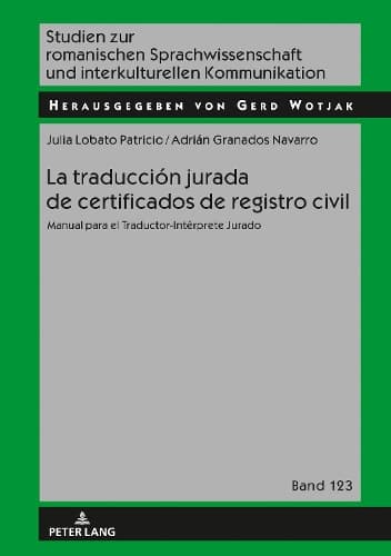 Cover of La Traducción Jurada de Certificados de Registro Civil