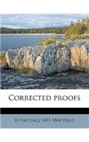 Cover of Corrected Proofs