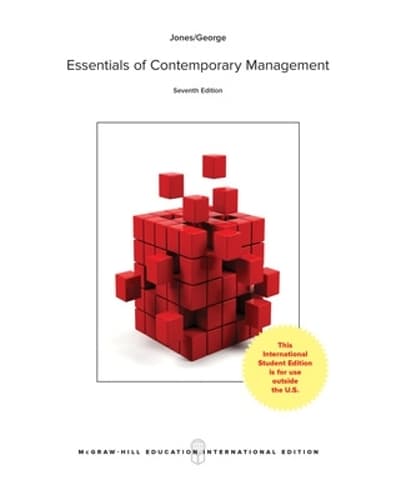 Cover of Essentials of Contemporary Management