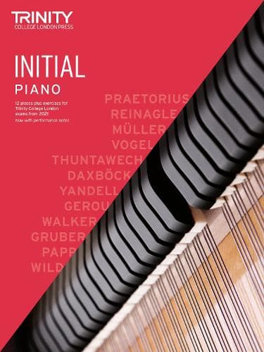 Cover of Trinity College London Piano Exam Pieces Plus Exercises From 2021: Initial