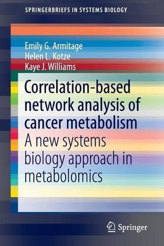 Cover of Correlation-based network analysis of cancer metabolism