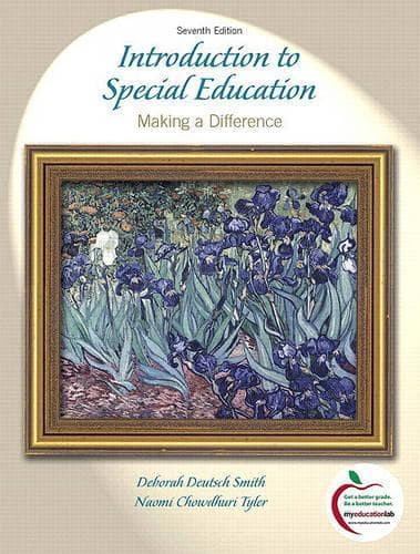 Cover of Introduction to Special Education