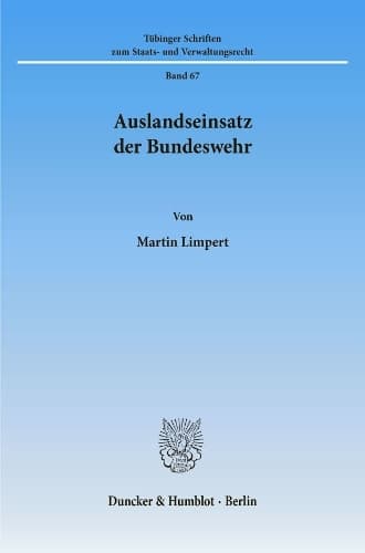 Cover of Auslandseinsatz Der Bundeswehr