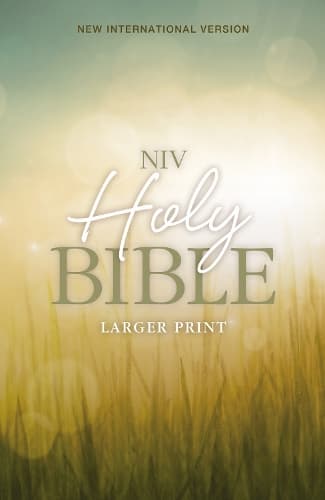 Cover of NIV, Holy Bible, Larger Print, Paperback