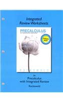 Cover of Integrated Review Worksheets plus MyMathLab for Precalculus with Integrated Review -- Access Card Package