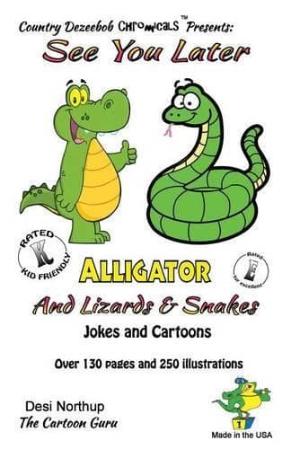 Cover of Alligators, Snakes & Lizards -- Jokes and Cartoons