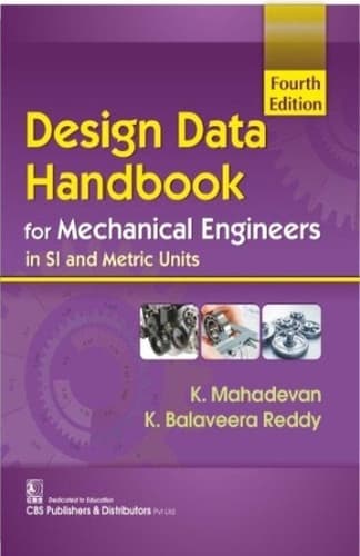 Cover of Design Data Handbook for Mechanical Engineers in SI and Metric Units