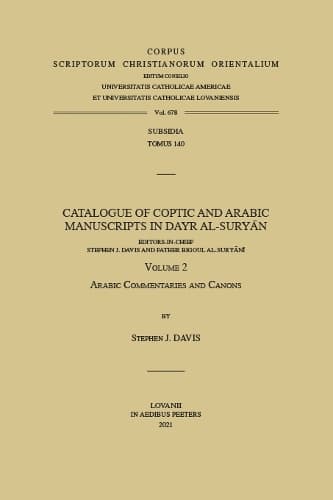 Cover of Catalogue of Coptic and Arabic Manuscripts in Dayr al-Suryan. Volume 2