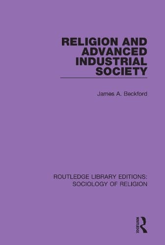 Cover of Religion and Advanced Industrial Society