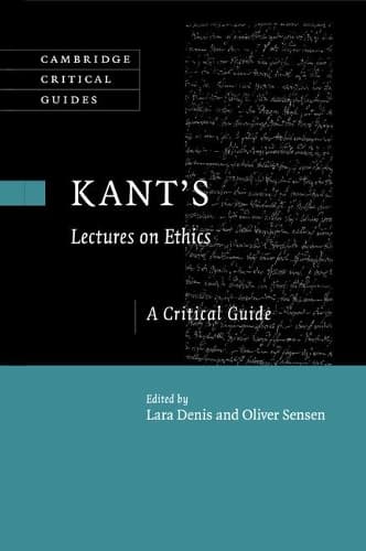 Cover of Kant's Lectures on Ethics