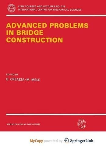 Cover of Advanced Problems in Bridge Construction