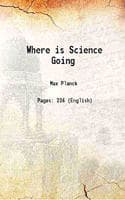 Cover of Where is Science Going 1933
