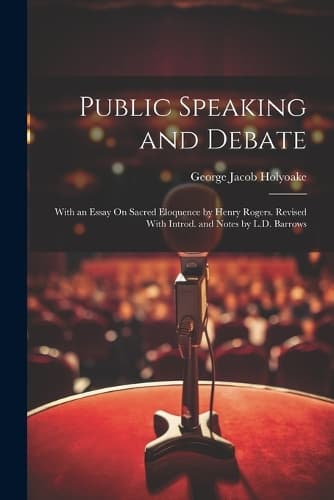 Cover of Public Speaking and Debate
