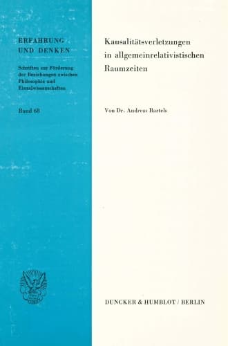 Cover of Kausalitatsverletzungen in Allgemeinrelativistischen Raumzeiten