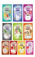Cover of Little Colouring Books for Kids (Set of 10 Books) - Gift to children for painting, drawing and colouring - Alphabets, Animals, Birds, Flags, Flowers, ... Transport, Vegetables - 3 to 6 years old
