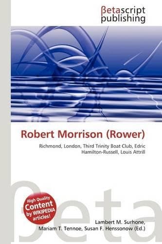 Cover of Robert Morrison (Rower)