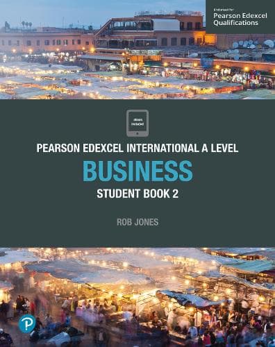 Cover of Pearson Edexcel International A Level Business Student Book