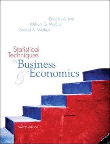 Cover of Statistical Techniques in Business and Economics with Student CD-Rom Mandatory Package