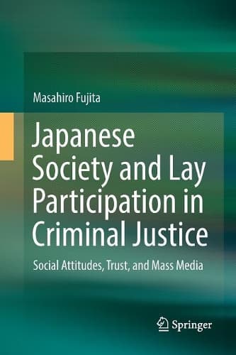 Cover of Japanese Society and Lay Participation in Criminal Justice