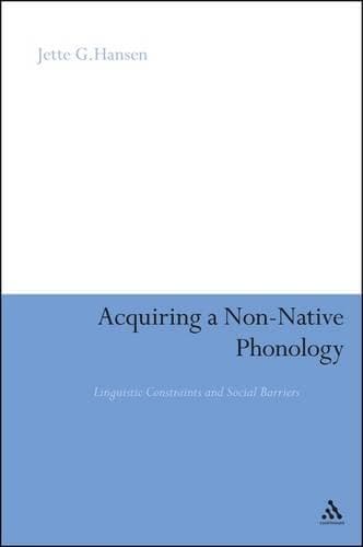 Cover of Acquiring a Non-Native Phonology