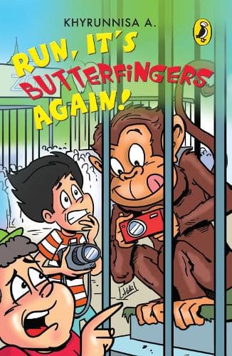 Cover of Run, It's Butterfingers Again!