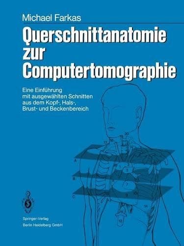 Cover of  Querschnittanatomie zur Computertomographie