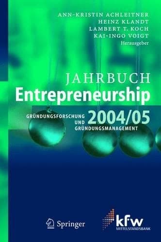 Cover of  Jahrbuch Entrepreneurship 2004/05
