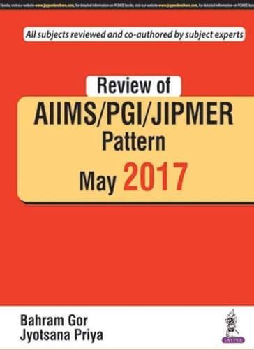 Cover of Review of AIIMS/PGI/JIPMER Pattern