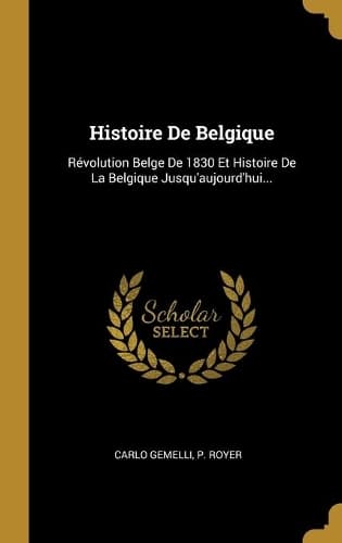 Cover of Histoire De Belgique