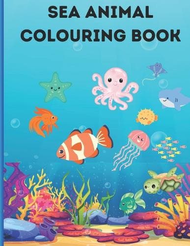 Cover of Sea Animal Coloring book