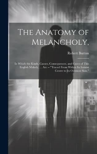 Cover of The Anatomy of Melancholy,