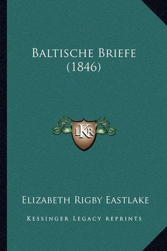 Cover of Baltische Briefe (1846)