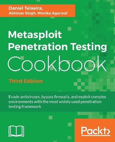 Cover of Metasploit Penetration Testing Cookbook - Third Edition