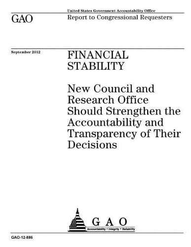 Cover of Financial stability