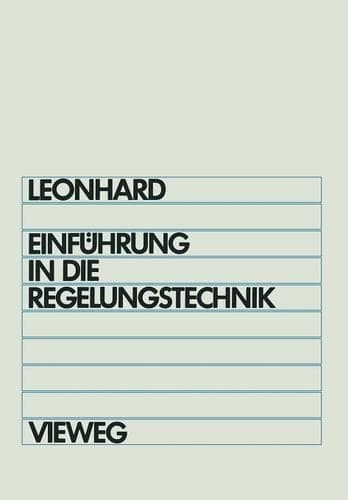 Cover of Einführung in die Regelungstechnik