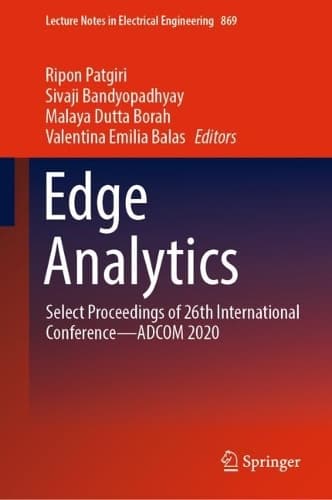 Cover of Edge Analytics