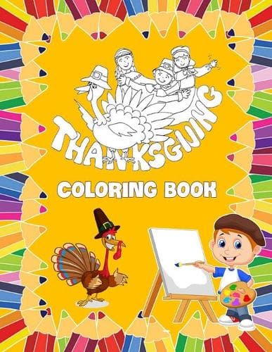 Cover of Thanksgiving Coloring Book