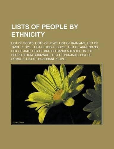 Cover of Lists of People by Ethnicity