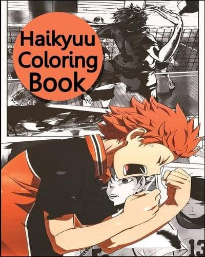 Cover of Haikyuu Coloring Book