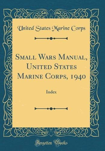 Cover of Small Wars Manual, United States Marine Corps, 1940